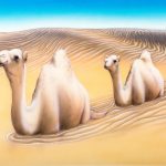 "Ocean of Sand" 20"X16" Acrylic on Canvas